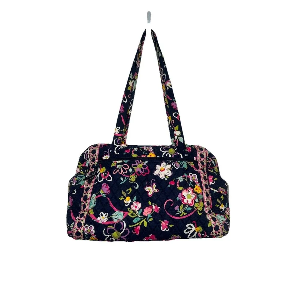Vera Bradley Ribbons Make A Change Baby Diaper Bag w Changing Pad Retired Tote